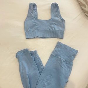 Free People Good Karma 7/8 Length High Rise Leggings and Top